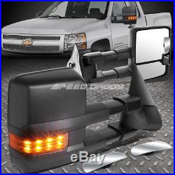 POWER HEAT TOW MIRROR SIDE LED+BLIND SPOT RECTANGLE CONVEX FOR 99-02 GMT800