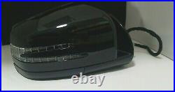 #105 Black Right Passenger Side Mirror With Blind Spot For Mercedes ML Gl 11-12