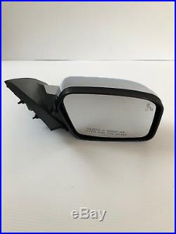10-12 Incooln Mkz Right Passenger Door Mirror With Blind Spot Alert Chrome Oem