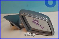 10-13 W221 Mercedes S550 S600 S400 Front Right Side Mirror Blind Spot Grey