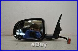 10-14 Jaguar XJ XJL Left Driver Side View Mirror Blind Spot White NER 1118 OEM