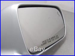 10-17 Lincoln MKT Right Passenger Side Power Door Mirror Blind Spot Silver UX A