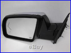 11 12 13 Toyota Tundra Driver Side Mirror Chrome Power Fold Puddle Blind Spot 2
