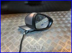 11-18 Peugeot 508 Mk1 Saloon Driver Side Fold Wing Mirror Grey Kca/blind Spot