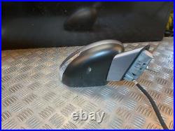 11-18 Peugeot 508 Mk1 Saloon Driver Side Fold Wing Mirror Grey Kca/blind Spot