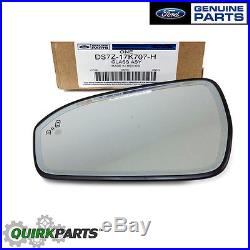 13-17 Ford Fusion Left Side View Mirror with Blind Spot Monitor OEM DS7Z-17K707-H