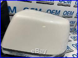 15-18 CADILLAC ESCALADE driver/left side view door mirror withblind spot white OEM