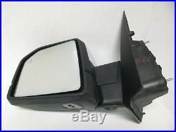 15-18 Ford F-150 Chrome Left Mirror Driver Side Lh Power Fold Camera Blind Spot