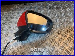 15-19 Vauxhall Astra K Mk7 Driver Side Fold Wing Mirror Red Gbh/z50b/blind Spot