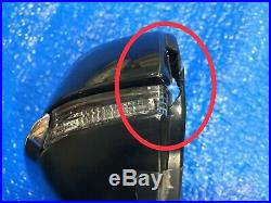 16 17 18 Lexus RX350 RX450h LH OEM Black 13-wire Mirror with Blindspot Sensor #L25