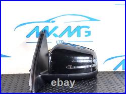 16-19 Mercedes Gle W166 Oem Left N/s Power Fold Wing Mirror + Camera Black 197