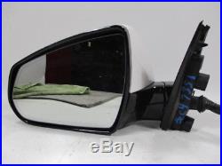 16 Cadillac SRX Front Left Driver Power Fold Blind Spot Alert Door Mirror OEM
