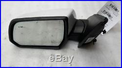 17 Gmc Acadia Left Driver White Mirror With Memory & Blind Spot 13521