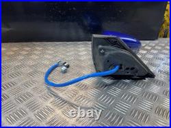 19-23 Renault Kadjar Driver Side Fold Wing Mirror Blue Terqh/blind Spot Scratch