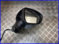 19-24 Renault Captur Mk2 Driver Off Side Power Fold Wing Mirror Black/blind Spot