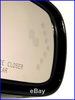 2009-2011 Buick Lucerne PASSENGER Side Mirror BLIND SPOT ALERT Signal BLACK ONYX