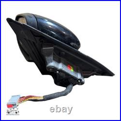 2011 JAGUAR XJ X351 WING MIRROR POWER FOLD LEFT SIDE BLIND SPOT Ebony Black