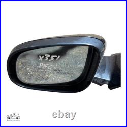 2011 JAGUAR XJ X351 WING MIRROR POWER FOLD LEFT SIDE BLIND SPOT Ebony Black