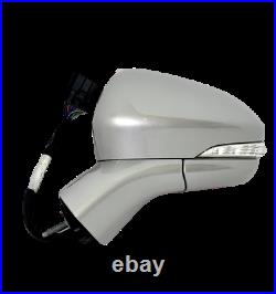 2013-2020 OEM Ford Fusion Mirror LH Ingot Silver W Blind Spot DS73 17683NF5APF