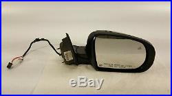 2014-2018 JEEP CHEROKEE MIRROR PASSENGER RIGHT 7X3 WIRES 14-18 OEM With BLIND SPOT