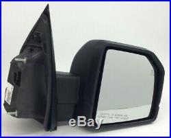 2015-2016 Ford F-150 black blind spot signal RH passenger Side View Mirror OEM