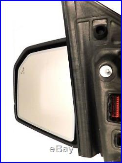 2015-2017 Ford F-150 DRIVER Mirror CHROME POWER FOLD AUTO DIM CAMERA BLIND SPOT
