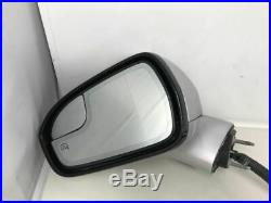 2015-2017 Ford Fusion Driver Side View Power Door Mirror Silver Blind Spot E3163