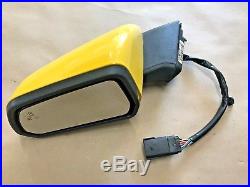 2015-2017 Ford Mustang GT LH Driver Side View Mirror withBlind Spot YELLOW OEM
