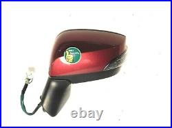 2015-2017 Subaru Legacy DRIVER Left Side Mirror AUTO DIM Blind Spot Outback Red