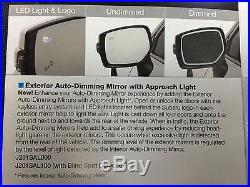 2015-2017 Subaru Outback Legacy Ext Auto Dim Mirror with Approach Light Blind Spot