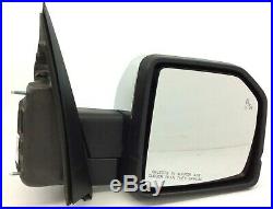 2015-2018 Ford F150 Chrome Passenger Side View Mirror blind spot puddle lamp OEM