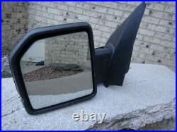 2015-2018 Ford F150 Left Side Mirror Black WithBlind Spot & Lamp fl34-17683-mn5g9z