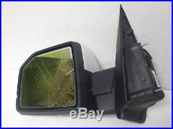 2015-2018 Ford F150 Signal Mirror Lh Driver Left Hand White Blind Spot Heated