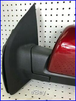 2015-2019 Ford F150 Pickup Driver Side Mirror RED WithPower Folding Blind Spot OEM