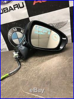 2015 LEXUS RC350 With BLIND SPOT LEFT SIDE MIRROR USED OEM