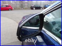 2016 Audi A3 8v Wing Mirror Passenger Side Left Scuba Blue Powerfold Blind Spot