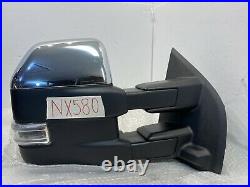 2017-2019 Ford F250 F350 Super Duty Side Mirror withCamera Blind Spot Chrome OEM