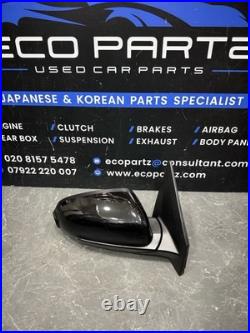 2018-2023 Hyundai Kona Wing Mirror Driver O/s Right Power Fold Blind Spot Black