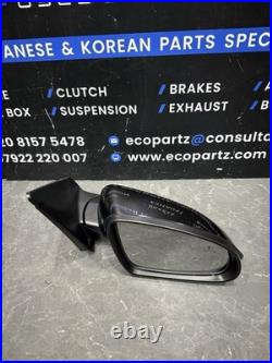 2018-2023 Hyundai Kona Wing Mirror Driver O/s Right Power Fold Blind Spot Black