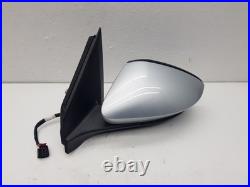 2019 Vw T-cross Left Passenger Wing Mirror Blind Spot / Heated In Silver La7w