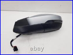 2019 Vw T-cross Left Passenger Wing Mirror Blind Spot / Heated In Silver La7w