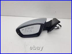 2019 Vw T-cross Left Passenger Wing Mirror Blind Spot / Heated In Silver La7w