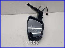 2019 Vw T-cross Left Passenger Wing Mirror Blind Spot / Heated In Silver La7w