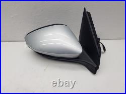 2019 Vw T-cross Right Driver O/s Wing Mirror Blind Spot / Heated In Silver La7w
