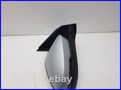 2019 Vw T-cross Right Driver O/s Wing Mirror Blind Spot / Heated In Silver La7w
