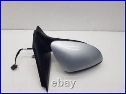 2019 Vw T-cross Right Driver O/s Wing Mirror Blind Spot / Heated In Silver La7w