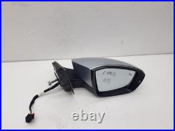 2019 Vw T-cross Right Driver O/s Wing Mirror Blind Spot / Heated In Silver La7w
