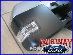 2021 F-150 OEM Ford Chrome Trailer Tow Mirrors Power Fold 360 Camera Blind Spot