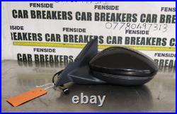 2023 Vauxhall Mokka B Passenger N/s Wing Mirror Powerfold Black 98358869 #ggv
