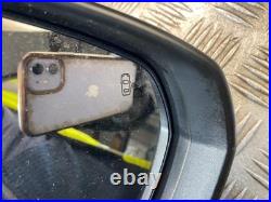 20-24 Peugeot 3008 Mk2 Driver Side Power Fold Wing Mirror Black Ktv/blind Spot